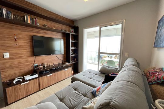 Sala de apartamento para alugar com 3 quartos, 77m² em Jardim Esmeralda, São Paulo