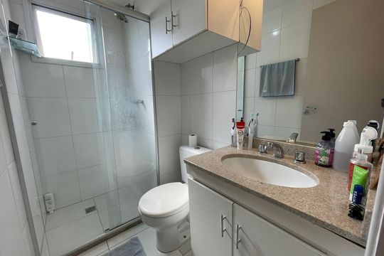Banheiro da Suíte 1 de apartamento para alugar com 3 quartos, 77m² em Jardim Esmeralda, São Paulo