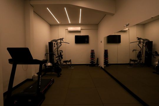 Área comum - Academia de kitnet/studio para alugar com 1 quarto, 40m² em Santa Efigênia, Belo Horizonte