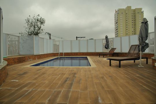 Área comum - Piscina de apartamento à venda com 2 quartos, 73m² em Assunção, São Bernardo do Campo