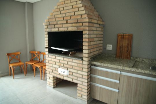 Área comum - Churrasqueira de apartamento à venda com 2 quartos, 73m² em Assunção, São Bernardo do Campo