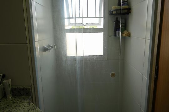 Banheiro da Suíte  de apartamento à venda com 2 quartos, 73m² em Assunção, São Bernardo do Campo