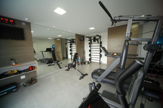 Área comum - Academia de apartamento à venda com 2 quartos, 73m² em Assunção, São Bernardo do Campo