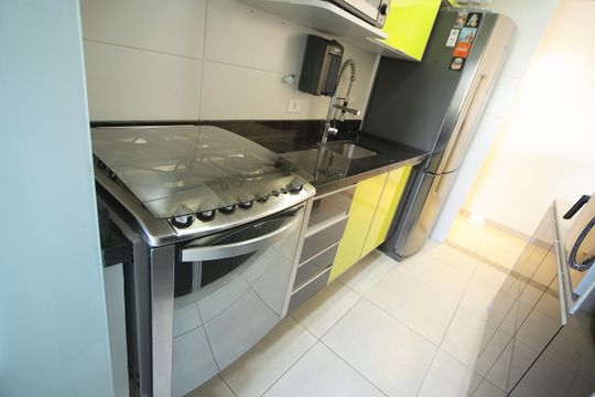 Cozinha  de apartamento à venda com 2 quartos, 73m² em Assunção, São Bernardo do Campo