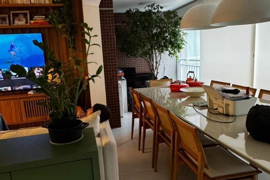 Sala de apartamento à venda com 3 quartos, 127m² em Jardim Chácara Inglesa, São Bernardo do Campo