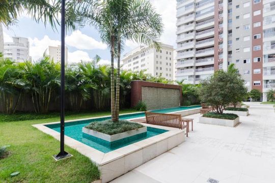 Área externa de apartamento à venda com 3 quartos, 127m² em Jardim Chácara Inglesa, São Bernardo do Campo