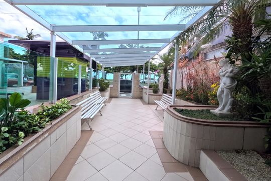 Área Comum - Entradad o Prédio de kitnet/studio para alugar com 1 quarto, 24m² em Aparecida, Santos