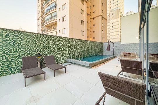Piscina de kitnet/studio à venda com 1 quarto, 23m² em Vila Mariana, São Paulo