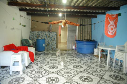Área de convivência - Churrasco  de casa à venda com 3 quartos, 76m² em Bairro dos Casa, São Bernardo do Campo