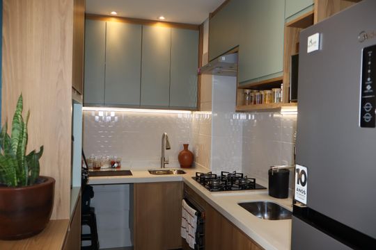 Cozinha e Área de Serviço de apartamento para alugar com 2 quartos, 36m² em Vila Prudente, São Paulo