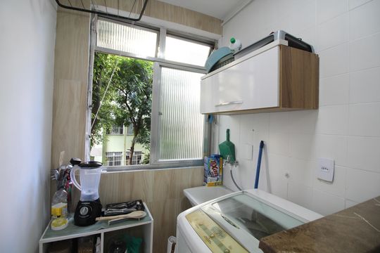 Área de Serviço de apartamento à venda com 2 quartos, 70m² em Pechincha, Rio de Janeiro