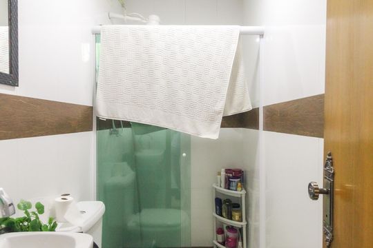 Banheiro AP 1 de apartamento à venda com 6 quartos, 150m² em Parque Savoi City, São Paulo