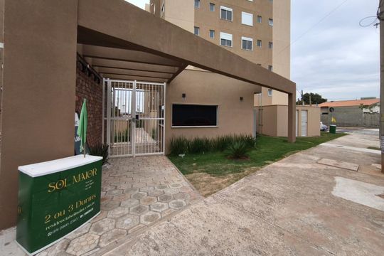 Fachada do Condomínio de apartamento para alugar com 2 quartos, 56m² em Jardim Aparecida, Campinas