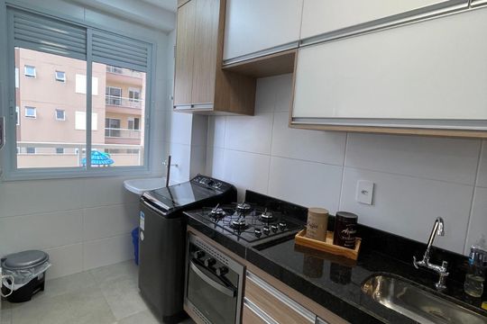 Cozinha de apartamento para alugar com 3 quartos, 64m² em Jardim Aparecida, Campinas