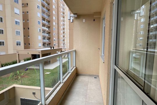 Varanda de apartamento para alugar com 3 quartos, 64m² em Jardim Aparecida, Campinas