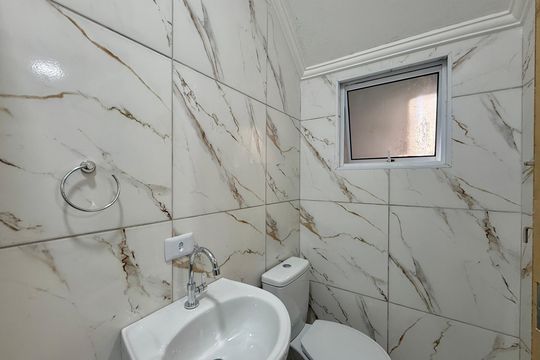 Banheiro de apartamento para alugar com 1 quarto, 60m² em Jardim Casablanca, São Paulo