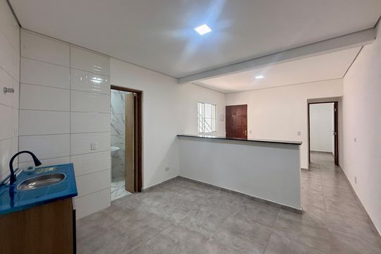 Cozinha de apartamento para alugar com 1 quarto, 60m² em Jardim Casablanca, São Paulo