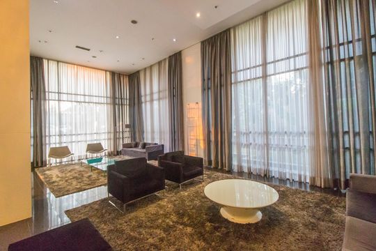 Hall social de apartamento à venda com 1 quarto, 39m² em Alphaville Industrial, Barueri