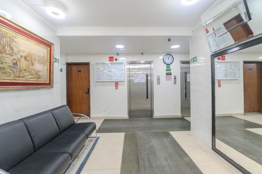 Hall de entrada de kitnet/studio à venda com 1 quarto, 46m² em Bela Vista, São Paulo