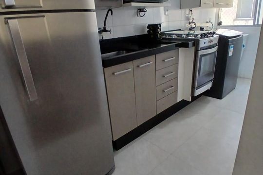 Cozinha de apartamento à venda com 2 quartos, 44m² em Cidade Líder, São Paulo