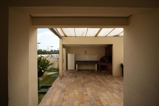 Área comum - Churrasqueira de apartamento à venda com 3 quartos, 67m² em Vila Homero Thon, Santo André