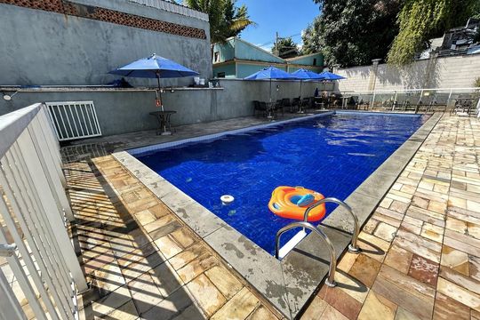 Área comum - Piscina de apartamento para alugar com 1 quarto, 48m² em Anchieta, Nilópolis