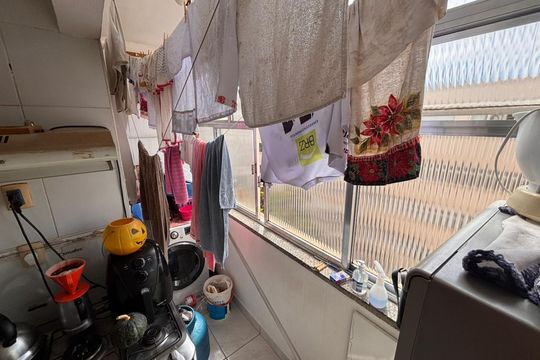 Área de serviço de apartamento à venda com 1 quarto, 47m² em Santa Tereza, Porto Alegre