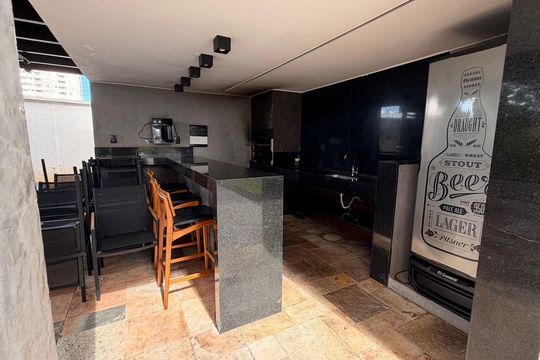 Área comum - Churrasqueira de apartamento à venda com 3 quartos, 109m² em Residencial Granville, Goiânia