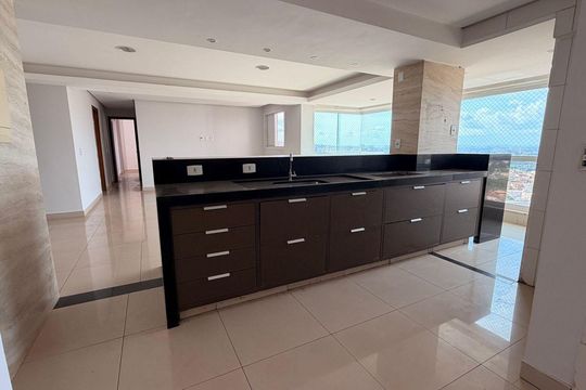 Cozinha de apartamento à venda com 3 quartos, 109m² em Residencial Granville, Goiânia