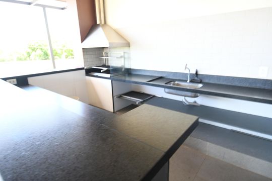 Área comum - Churrasqueira de casa de condomínio à venda com 3 quartos, 423m² em Lot. Residencial Arborais, Campinas