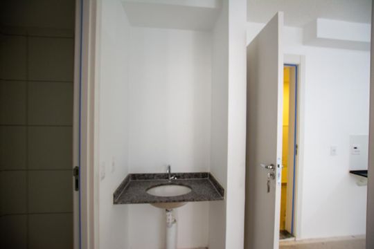 LAVABO-COZINHA-AREA DE SERVIÇO de apartamento para alugar com 1 quarto, 35m² em Jaguaré, São Paulo