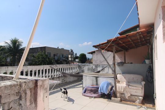 Área comum de kitnet/studio para alugar com 1 quarto, 40m² em Curicica, Rio de Janeiro