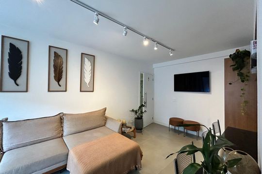sala de apartamento à venda com 2 quartos, 63m² em Santo Antônio, Belo Horizonte