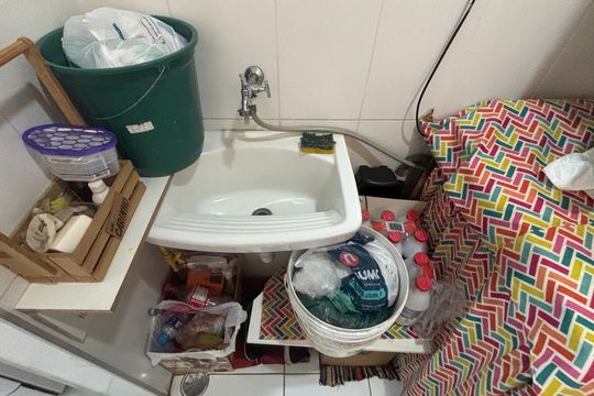 Área de Serviço de apartamento à venda com 3 quartos, 63m² em Jardim Utinga, Santo André