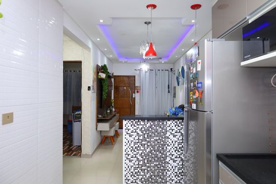 Cozinha de apartamento à venda com 2 quartos, 54m² em Cidade Líder, São Paulo