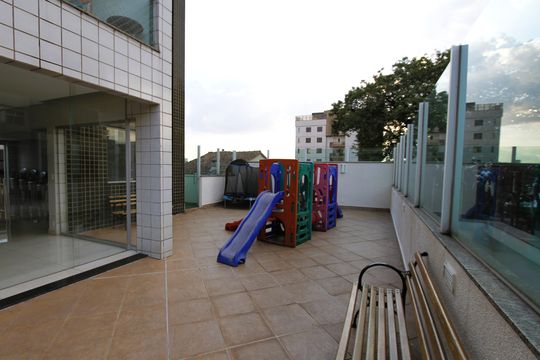 Área comum - Playground de apartamento à venda com 3 quartos, 105m² em Alto Caiçaras, Belo Horizonte