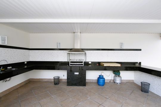Área comum - Churrasqueira de apartamento à venda com 3 quartos, 105m² em Alto Caiçaras, Belo Horizonte