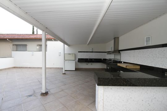 Área comum - Churrasqueira de apartamento à venda com 3 quartos, 105m² em Alto Caiçaras, Belo Horizonte