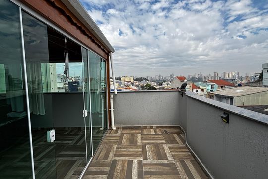 Cobertura de apartamento para alugar com 2 quartos, 100m² em Vila Camilópolis, Santo André