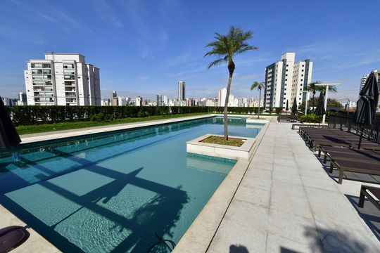 Área comum - Piscina de apartamento à venda com 2 quartos, 68m² em Taquaral, Campinas
