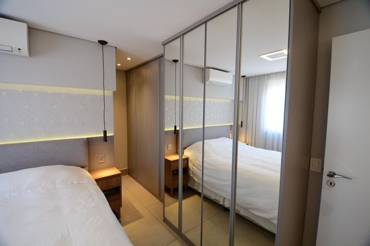 Quarto 2 - Suíte de apartamento à venda com 2 quartos, 68m² em Taquaral, Campinas