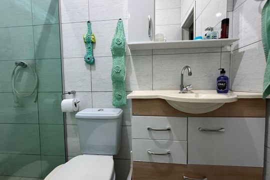 Banheiro Social de casa para alugar com 3 quartos, 460m² em Jardim Guanabara, Belo Horizonte