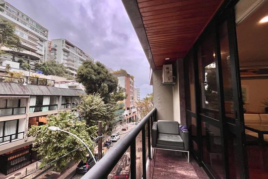 Varanda da Sala de apartamento à venda com 4 quartos, 175m² em Leblon, Rio de Janeiro