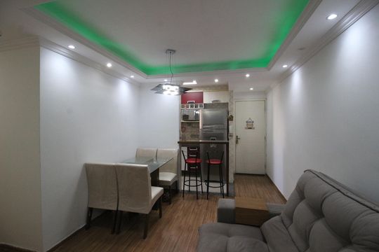 Sala de apartamento para alugar com 3 quartos, 58m² em Belford Roxo, Belford Roxo
