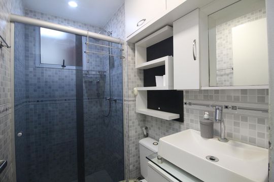 Banheiro de apartamento para alugar com 3 quartos, 58m² em Belford Roxo, Belford Roxo
