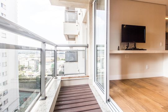 Sacada de kitnet/studio para alugar com 1 quarto, 52m² em Alphaville Industrial, Barueri