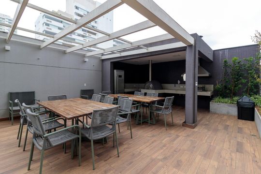 Churrasqueira de apartamento à venda com 2 quartos, 84m² em Santo Amaro, São Paulo