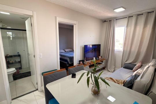 Sala de apartamento à venda com 2 quartos, 37m² em Sacoma, São Paulo