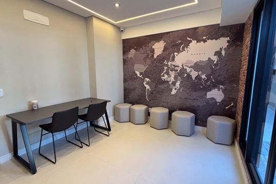 Área comum - Coworking de apartamento para alugar com 1 quarto, 40m² em Loteamento Villa Branca, Jacareí