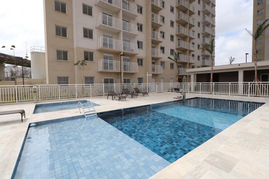 Área comum - Piscina de apartamento para alugar com 1 quarto, 30m² em Penha de França, São Paulo